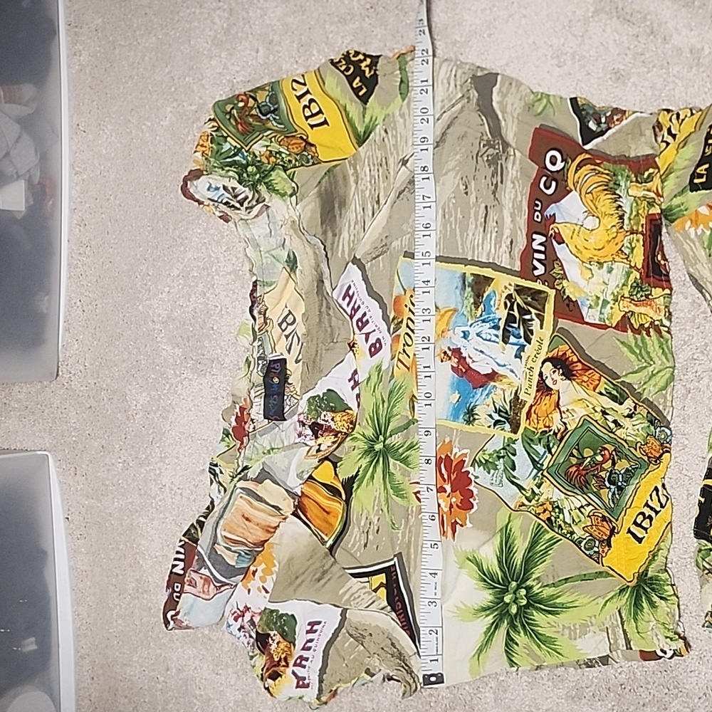Vintage Jams World MATCHING Topical Top & Pants M/L - Picture 6 of 14